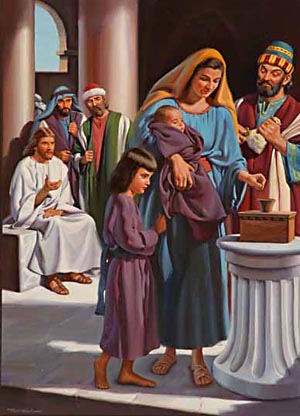 Jesus said of the poor widow, She "hath cast in more than they all." 