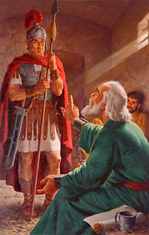 Paul had been placed in charge of the captain of the imperial guards by whose clemency he was left comparatively free to pursue the work of the gospel.