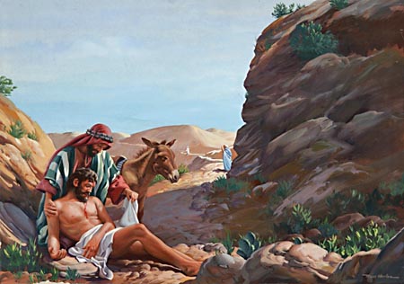 A certain Samaritan, in his journey, came where the sufferer was, and when he saw him, he had compassion on him.