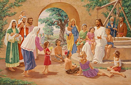 Wherever the Saviour went, His kind countenance and gentle, kindly manner won the love and confidence of children. 