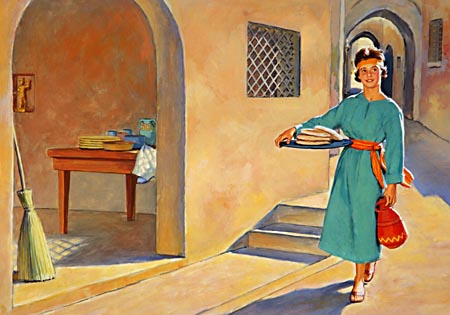 The conduct of the captive maid, the way that she bore herself in that heathen home, is a strong witness to the power of early home training.